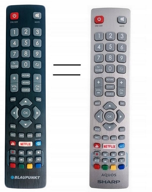 Pilot do telewizora SHARP AQUOS LC32HG5141K LC32HG5142E Blaupunkt