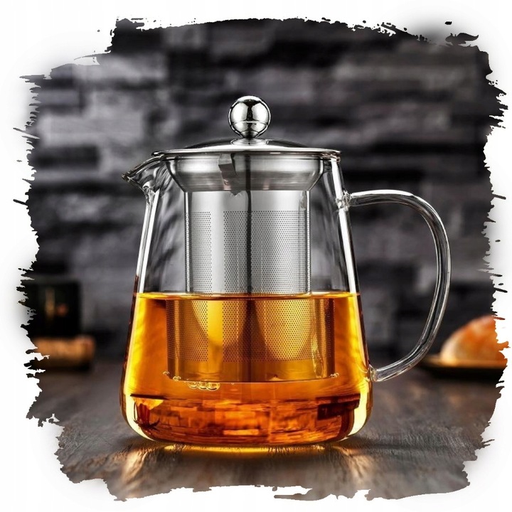 Dzbanek z zaparzaczem FLORINA Kamelia 1,0 l Herbaty, Ziół