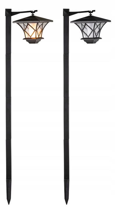LAMPA LED SOLARNA DO OGRODU OŚWIETLENIE OGRÓD WYSOKA 155CM SOLAR LAMPKA