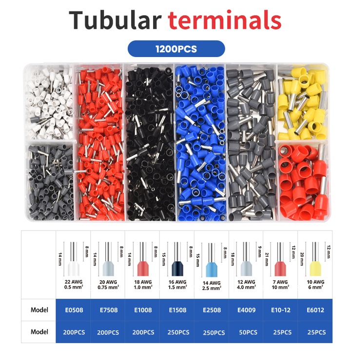 HSC8 16-6 0.08-16mm² Zaciskarka z grzechotką sześciokątną z zaciskami