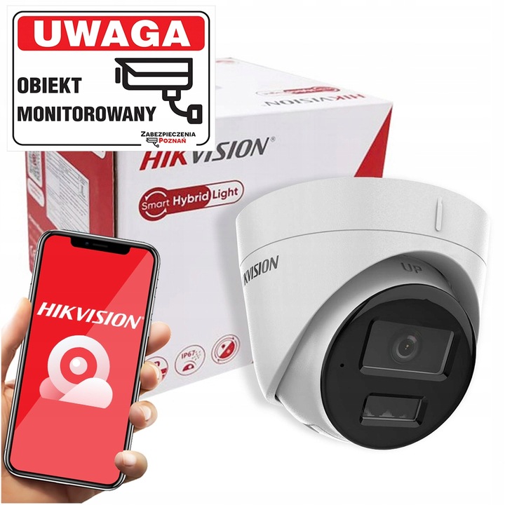 Kamera IP Hikvision DS-2CD1343G2-LIU 4Mpx Smart Hybrid Light Detekcja 2.0