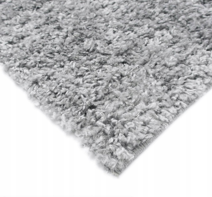 DYWAN SHAGGY WŁOCHATY DO SALONU SYPIALNI MIĘKKI PLUSZOWY SZARY 60X100