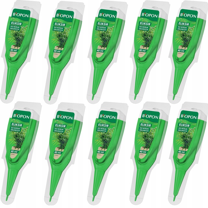 BOPON Nawóz odżywka eliksir do roślin zielonych Biopon 40 ml - 10