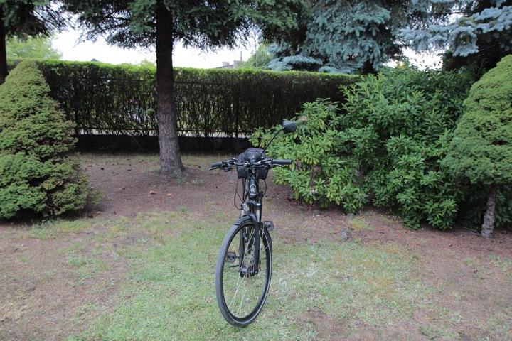 Lusterko rowerowe długie ramię AJS PLUS, POLSKIE