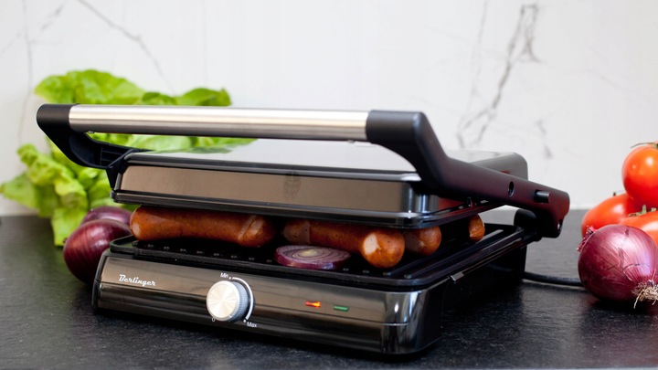 Opiekacz BERLINGER grill elektryczny| toster panini | rozkładany 180°