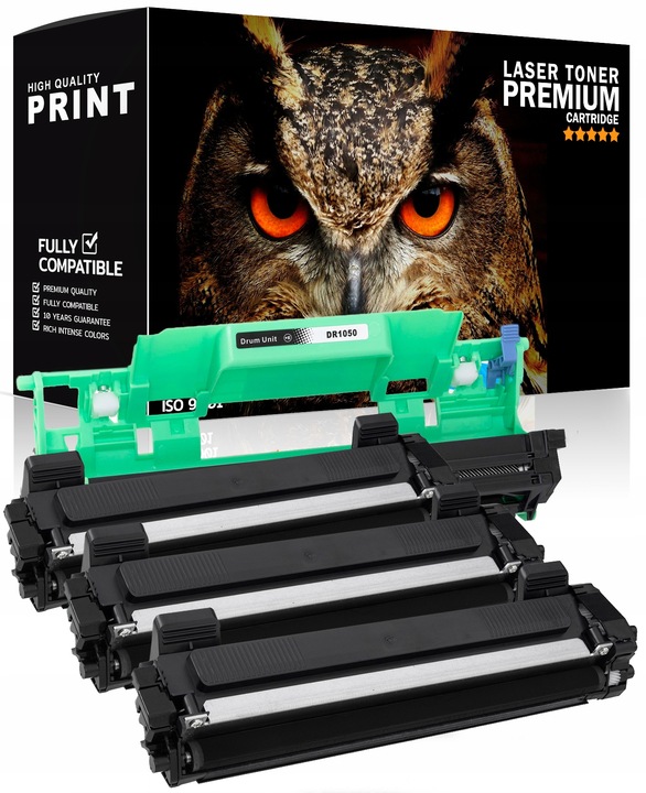 3x TONER i 1x BĘBEN DO HL1110 DCP-1510E DCP-1512E