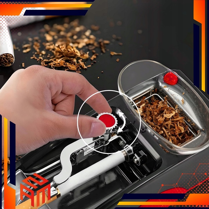 Maszynka Do Nabijania Papierosów Elektryczna Nabijarka Tłokowa Tytoniu Gilz