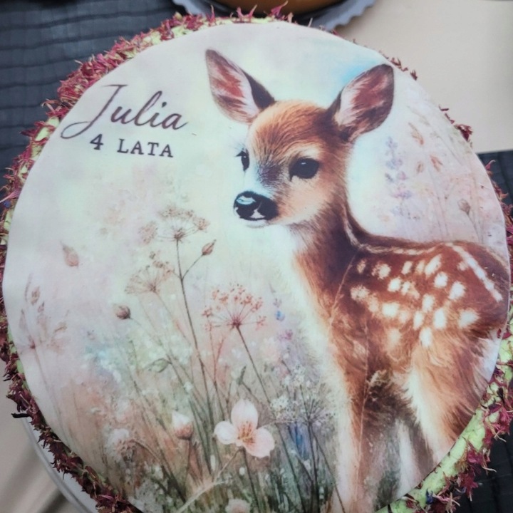 WYDRUK CUKROWY MASA CUKROWA Z TWOIM ZDJĘCIEM GRAFIKĄ A4 NA TORT + TEKST