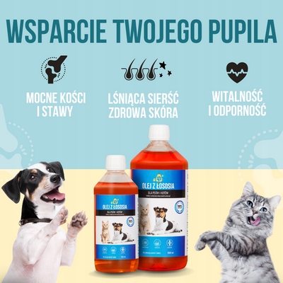 LAB V Olej z łososia dla psa i kota 5000ml 5L