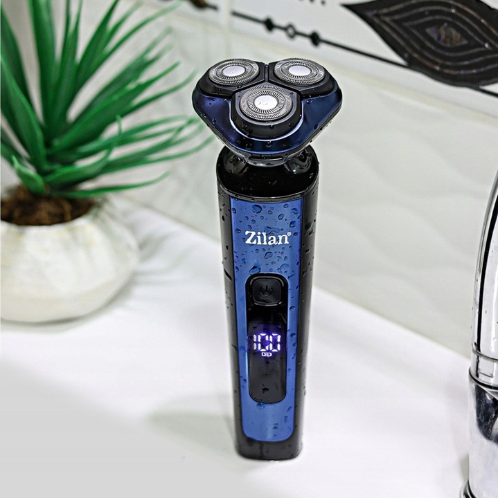 GOLARKA MĘSKA TRYMER MASZYNKA DO BRODY GŁOWY NOS USZY WET&DRY USB AION