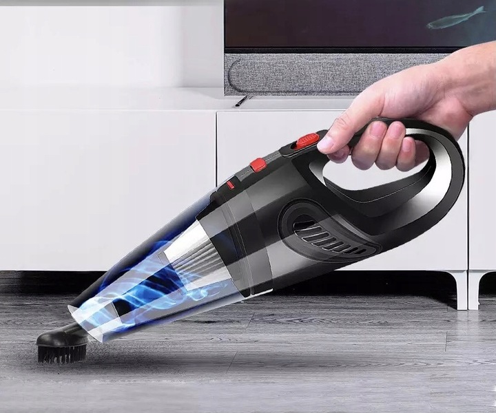 Mocny Odkurzacz Samochodowy Ręczny 120W Mocny Filtr Bezworkowy + Kabel