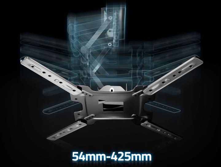 OBROTOWY UCHWYT DO TELEWIZORA ŚCIENNY Wieszak TV UNIWERSALNY 17-56