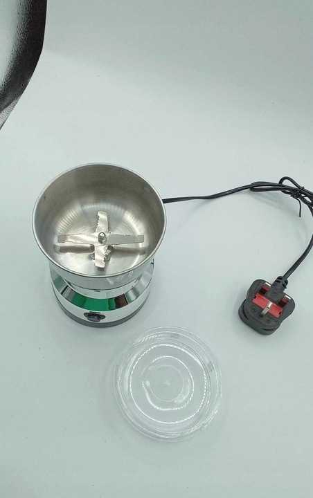 MOCNY MŁYNEK ELEKTRYCZNY DO MIELENIA KAWY ORZECHÓW PRZYPRAW STAL