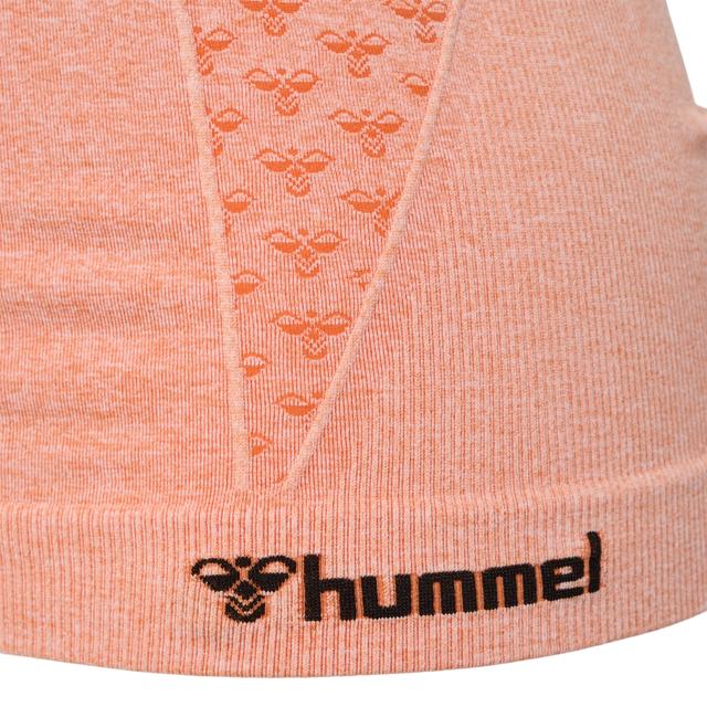 HUMMEL BEZSZWOWY POMARAŃCZOWY TOP BEZ RĘKAWÓW LOGO IEU HMR__M