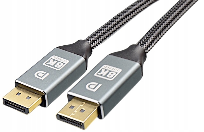 KABEL PRZEWÓD DisplayPort 1.4 DP 8K 4K 144Hz 2M
