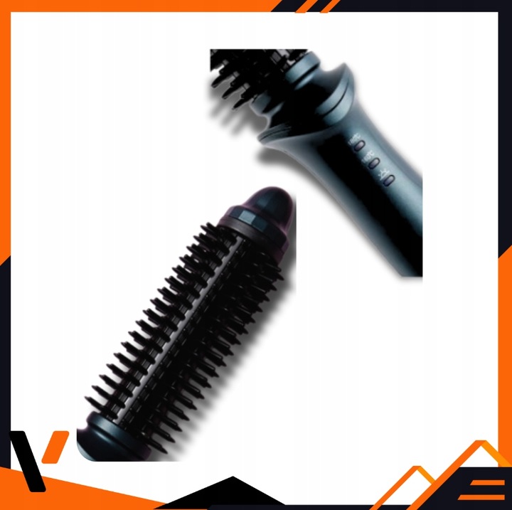 LOKÓWKA CERAMICZNA DO STYLIZACJI WŁOSÓW SZCZOTKA DO WŁOSÓW LOKI 2w1