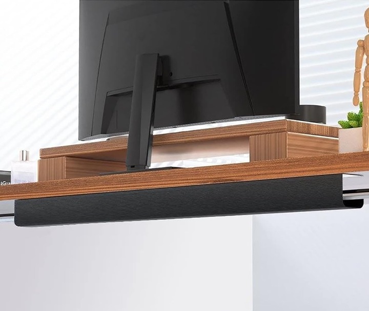 ORGANIZER UCHWYT MASKOWNICA LISTWA DO KABLI PRZEWODÓW POD BIURKO BLAT 40 CM