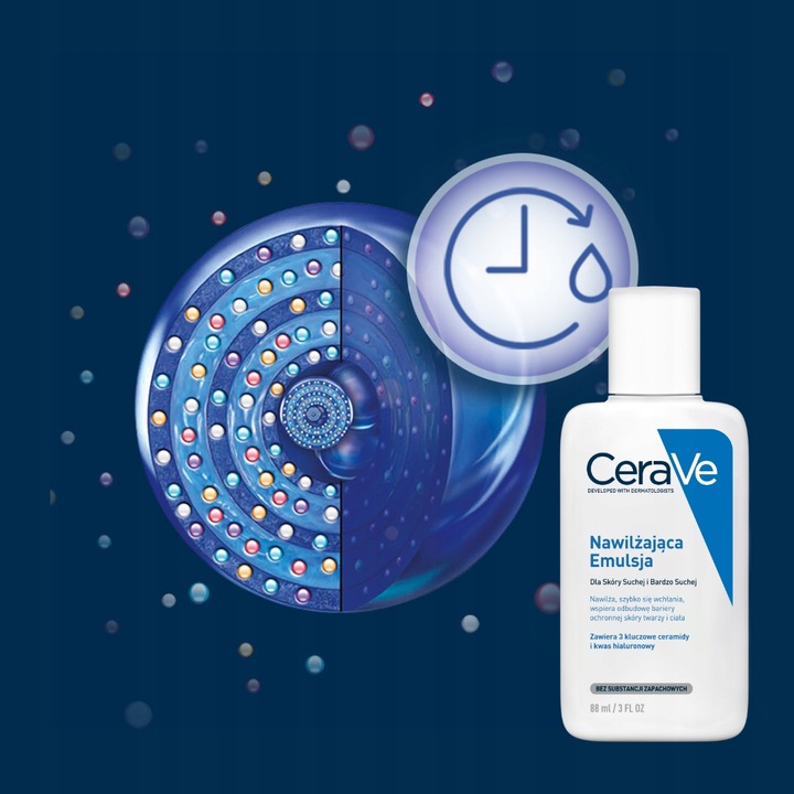 CeraVe Nawilżająca emulsja do ciała i twarzy skóra sucha 88ml TRAVEL