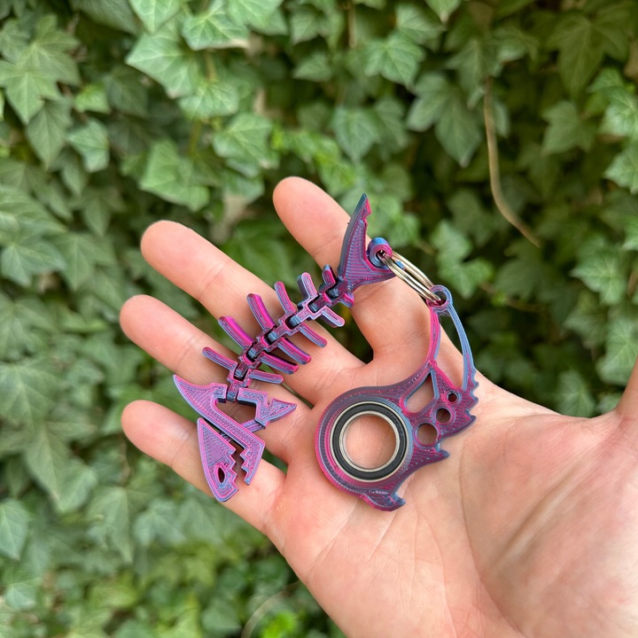 KEYSPINNER Keyrambit Rekin ZESTAW Brelok BRELOCZEK do kluczy Midnight