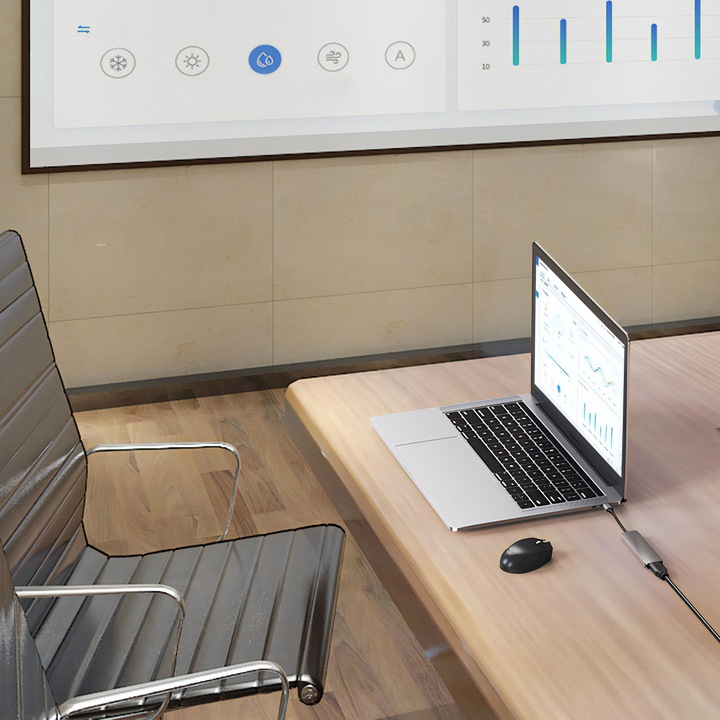 HUB USB ADAPTER 6W1 ROZDZIELACZ ROZGAŁĘŹNIK USB-C 2X USB 2.0 3.0 HDMI PD SD