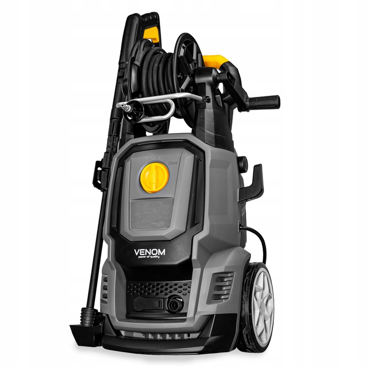 MYJKA CIŚNIENIOWA VENOM 380 BAR POMPA ALUM-MOSIĘŻNA ZWIJACZ ZESTAW WĄŻ