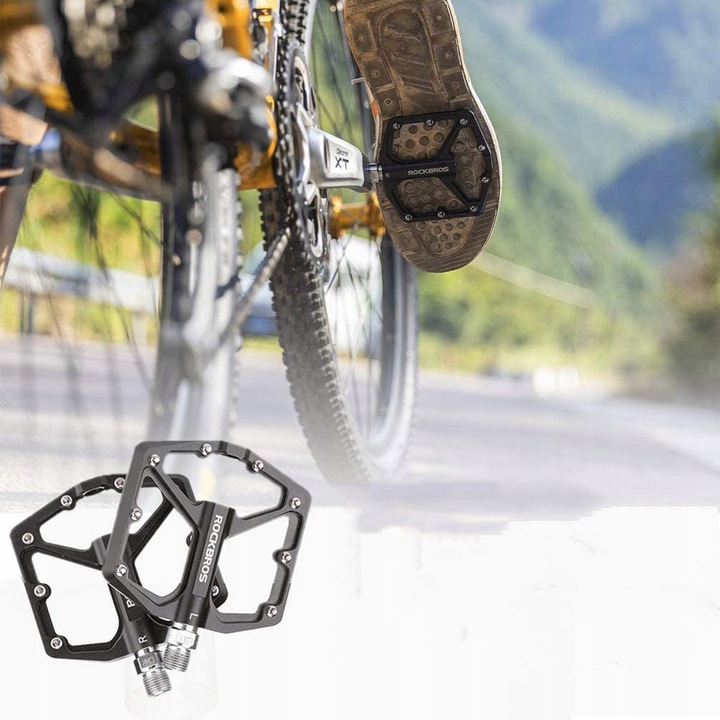 Pedały rowerowe ROCKBROS K203-BK Platformowe ca