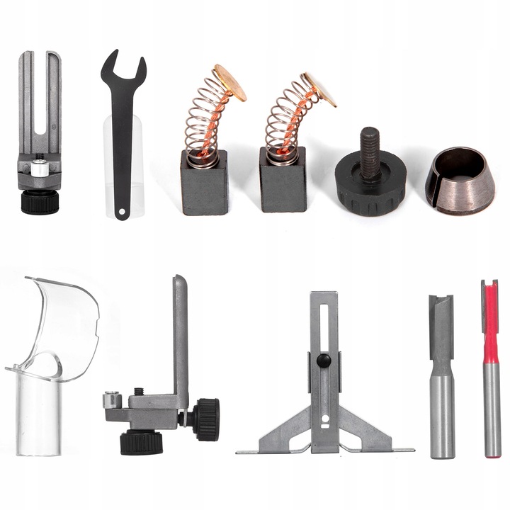 800W Zmienna prędkość 30000RPM Router 1 4 3 8 Collets Plunge Tilt Base