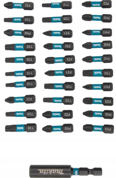 Makita E-03084 Zestaw Bitów Udarowych 31 szt 1/4