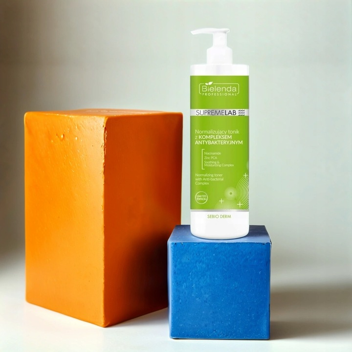 BIELENDA Tonik Do Twarzy Supremelab Normalizujący Sebum Sebio Derm 500ml