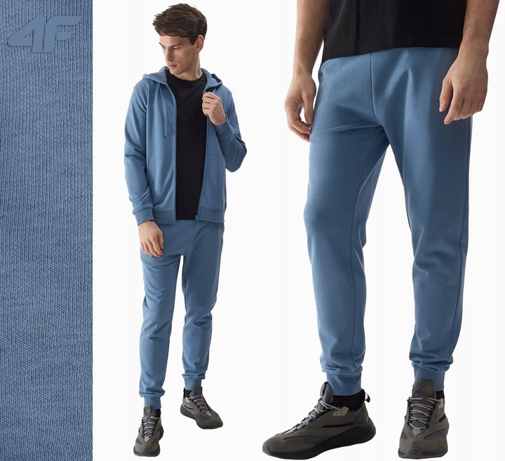 Spodnie Dresowe Męskie 4F Sportowe Joggery M603 dresy dres na co dzień L