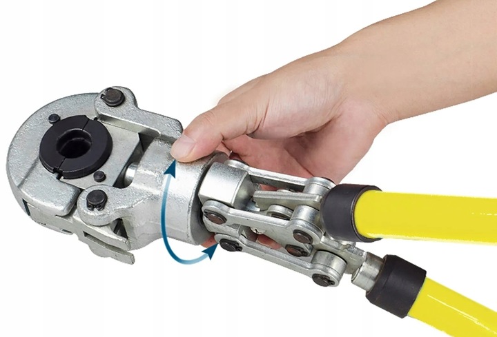 EUROKOMP obrotowa PRASKA ZACISKARKA RUR PEX-AL-PEX MATRYCE U + TH