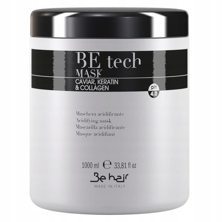 BE HAIR BE TECH Maska Zakwaszająca Do Włosów Acidifying Mask z KERATYNA 1L