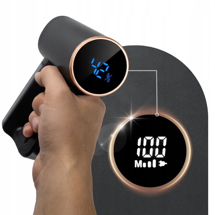 GOLARKA DO UBRAŃ AKUMULATOROWA + USB-C WSKAŹNIK BATERII 6 OSTRZY + 3