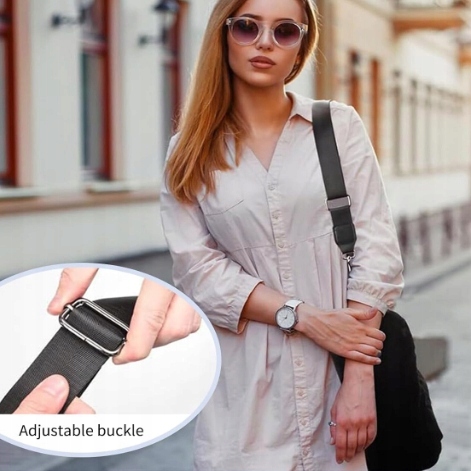 poduszka podrozna na ubrania z miejscem na dodatkowy bagaż Czarna