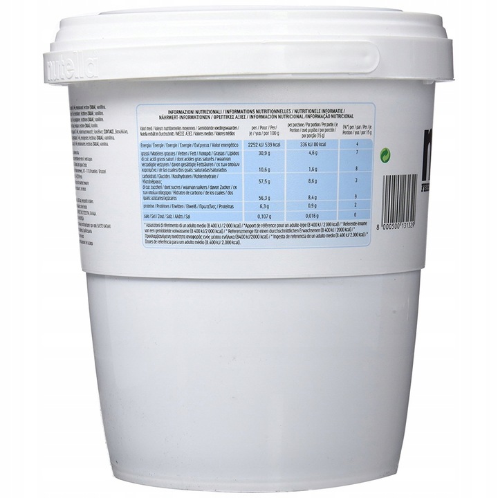 Krem czekoladowy NUTELLA do smarowania z orzechami laskowymi i kakao 3 kg