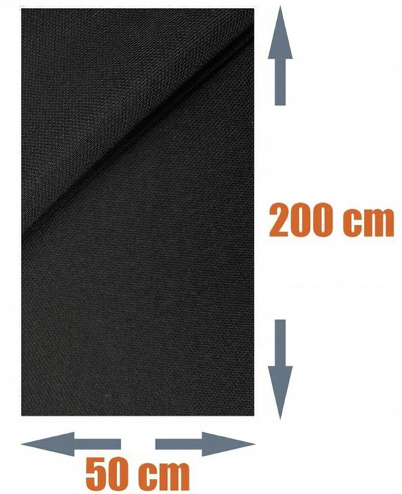 MATERIAŁ tkanina głośnikowa na maskownice CZARNA