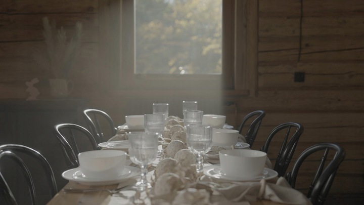 KOMPLET Miski STRIPE ryflowane 760ml 6 sztuk szkło opal