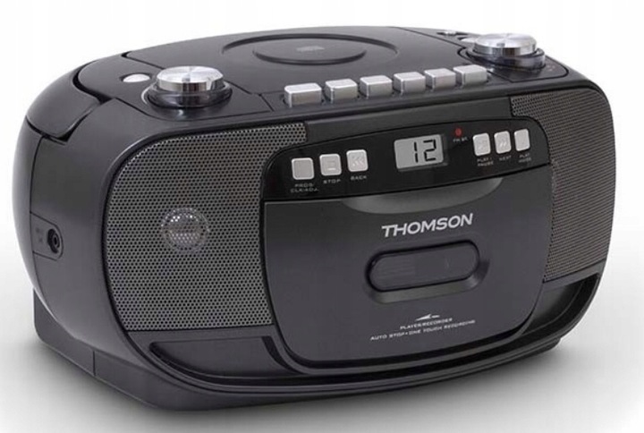 Radiomagnetofon Thomson RK200CD przenośny odtwarzacz CD kaset radio FM