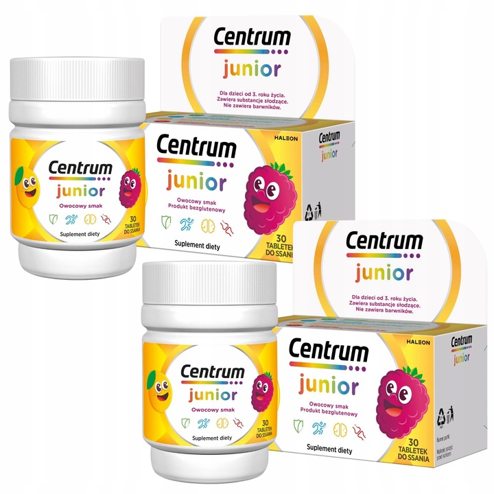CENTRUM JUNIOR OD A DO Z, 30 tabletek do ssania