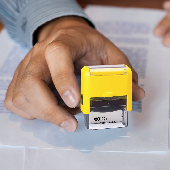 COLOP C20 Pieczątka do 4 wersów FIRMOWA LEKARSKA IMIENNA BIUROWA - kolory