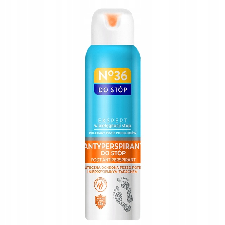 Spray antyperspirant do stóp antybakteryjny niwelujący zapach No36 x5