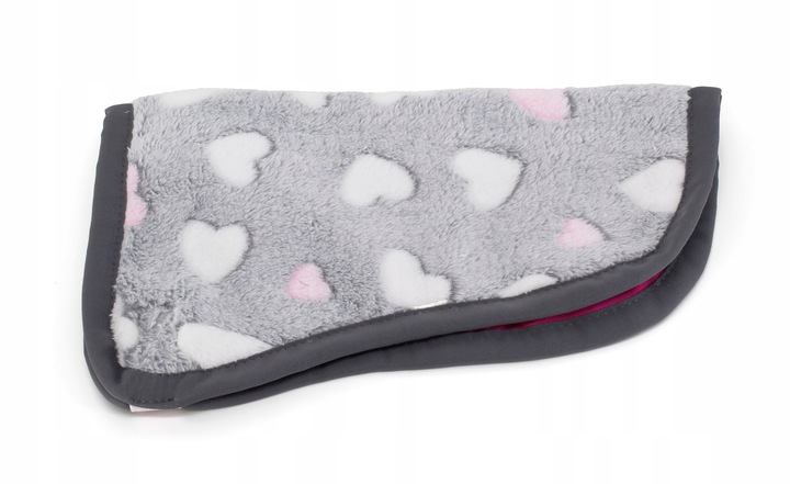 Mustang Derka polarowa dla Hobby Horse ( A3 - A4 ) różowe serduszka