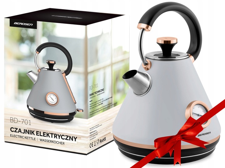 CZAJNIK ELEKTRYCZNY BEZPRZEWODOWY MODNY 1,7L
