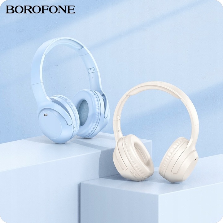 Słuchawki bezprzewodowe nauszne nagłowne Bluetooth 5.3 40h 200h Typ C USB-C