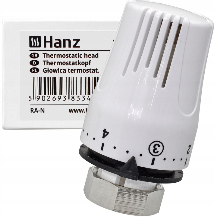 Głowica termostatyczna grzejnika kaloryfera regulator Pokrętło DANFOSS RA-N