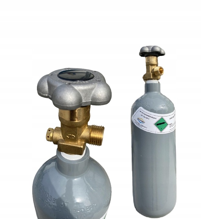 NOWA BUTLA CO2 DWUTLENEK 2L PEŁNA AKWARIUM LEGALIZACJA 2033