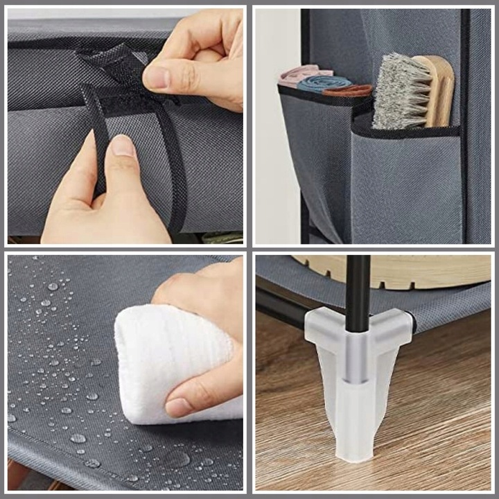 SZAFKA NA BUTY materiałowa tekstylna obuwie półka REGAŁ XL ogranizer