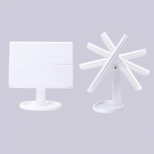 LUSTERKO KOSMETYCZNE PODŚWIETLANE ROZKŁADANE LED