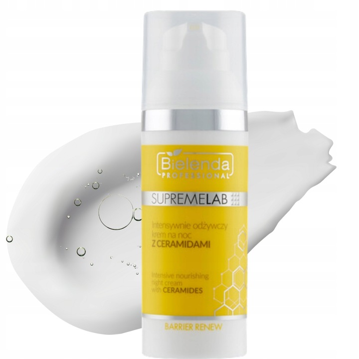 BIELENDA KREM Z CERAMIDAMI DO TWARZY SUPREMELAB ODŻYWCZY NA NOC 50ML
