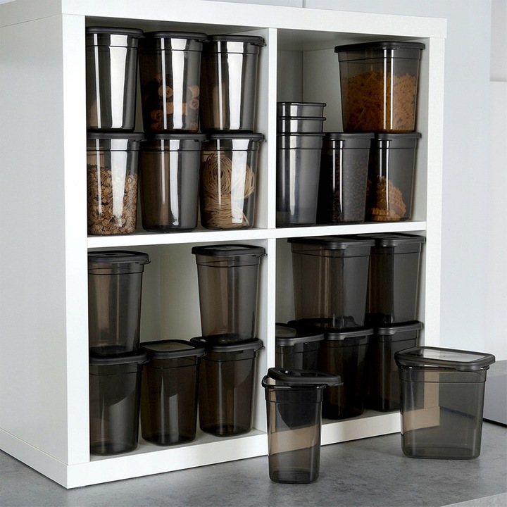 12x Pojemniki KUCHENNE produkty sypkie żywność kawę cukier sól makaron